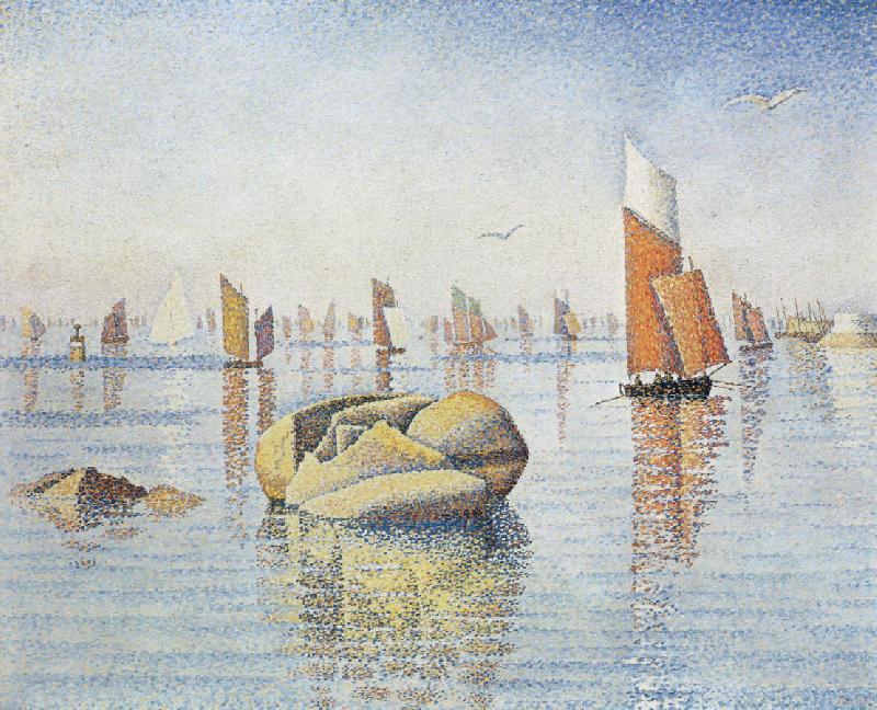 Paul Signac concarneau oil painting image